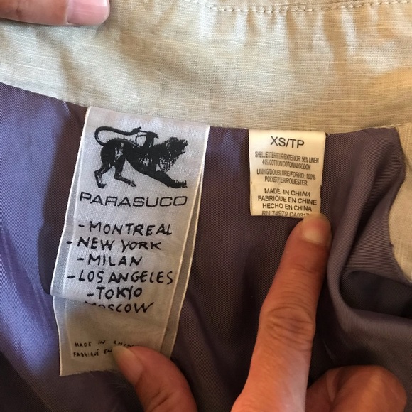 ❌Sold❌🍂 Parasuco Women’s Gray Jacket 🍂 - Picture 7 of 7